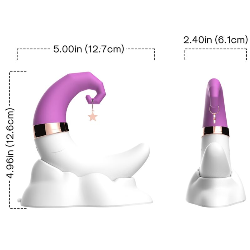 Succhia Clitoride con Vibratore Armony Sweetmoon — 9 Modalità, Rosa