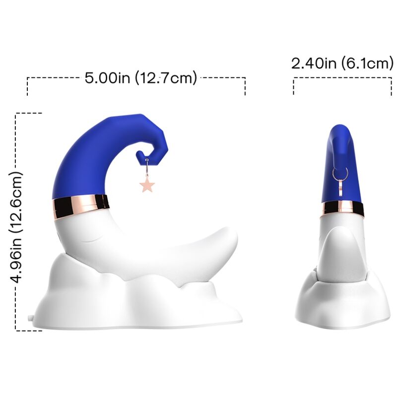 Succhia Clitoride con Stimolatore Punto G Armony Sweetmoon — Blu