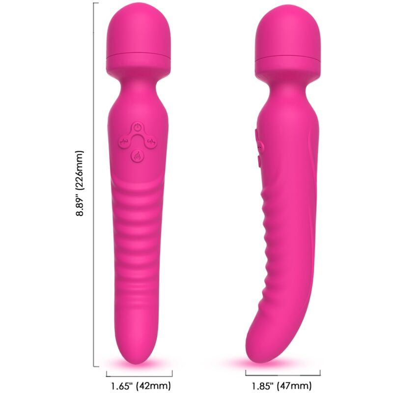 Vibratore Wand con Effetto Calore Armony Mission — Fucsia