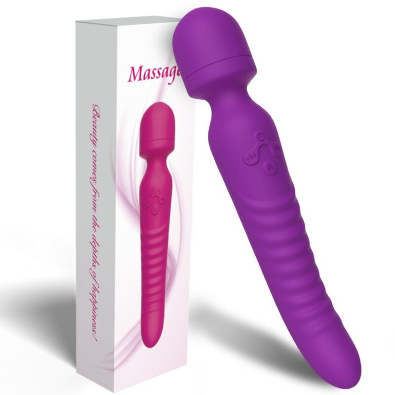 Vibratore Wand con Calore Armony Mission — Silicone, Viola