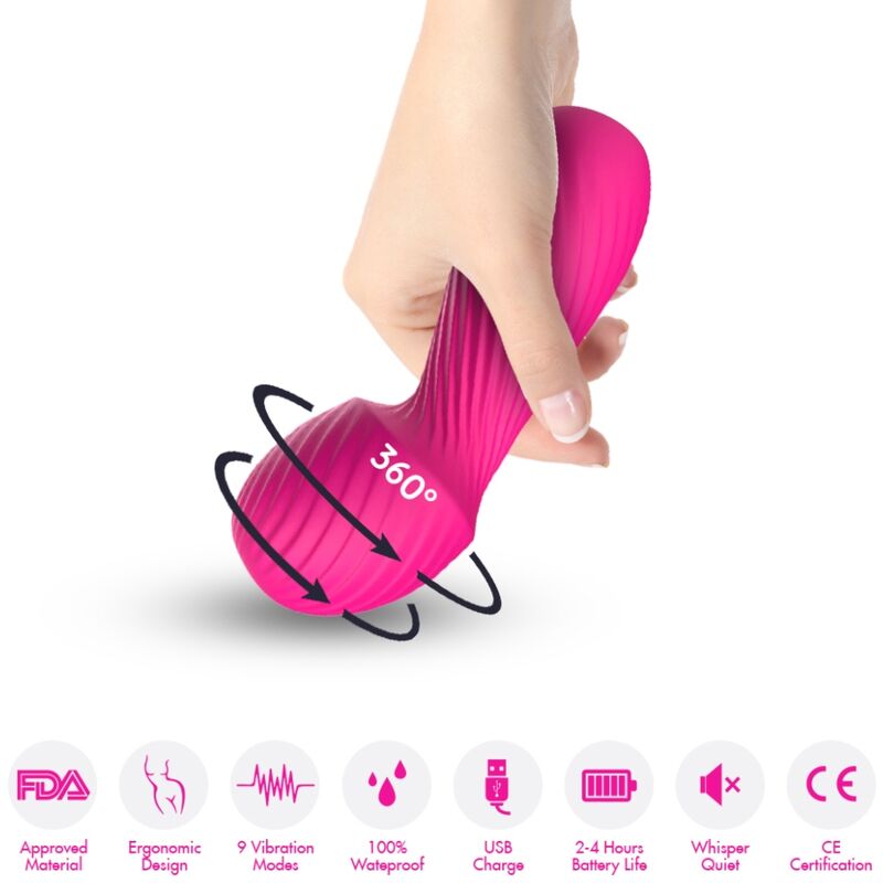 Vibratore Clitoride Armony Dazzle — 9 Modalità, Fucsia