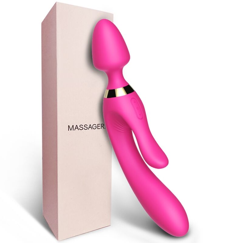 Vibratore Rabbit Armony — Silicone, 18 Modalità, Fucsia