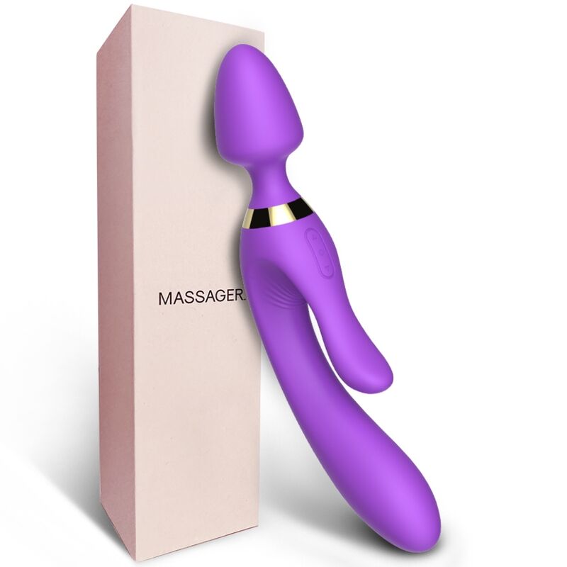 Vibratore Rabbit Armony — Silicone, 9 Modalità, Viola