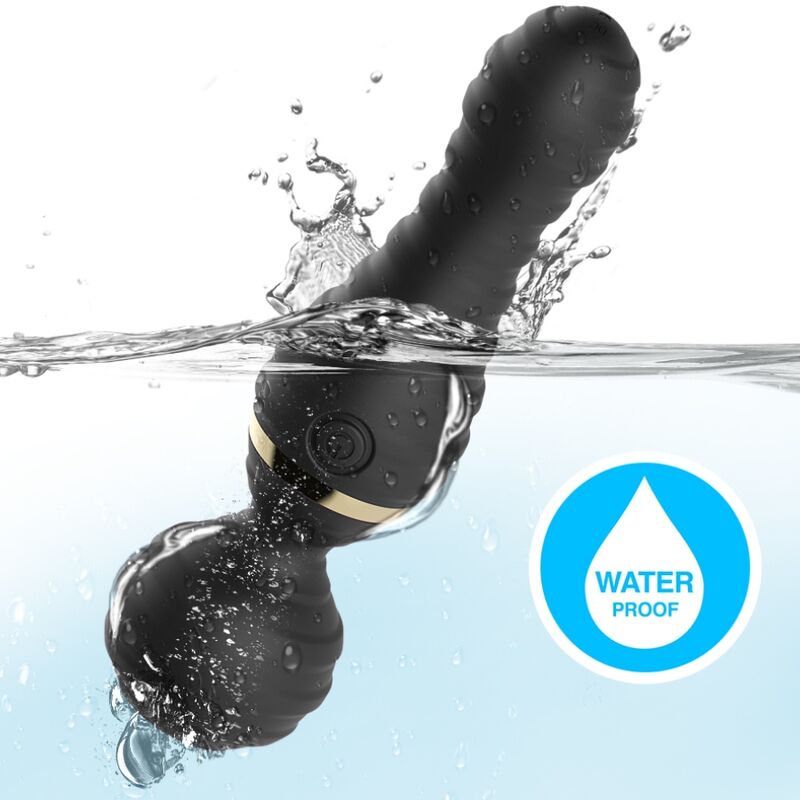 Vibratore Wand Armony Freedo — Silicone, 9 Modalità, Nero