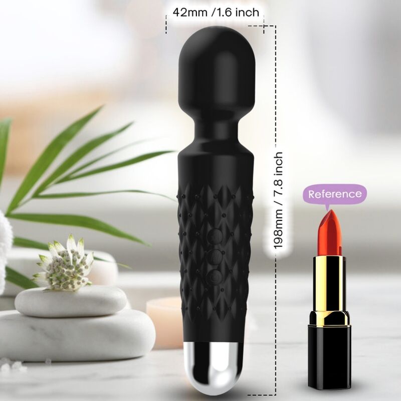 Vibratore Wand Armony Postino — Testa Flessibile, 9 Modalità
