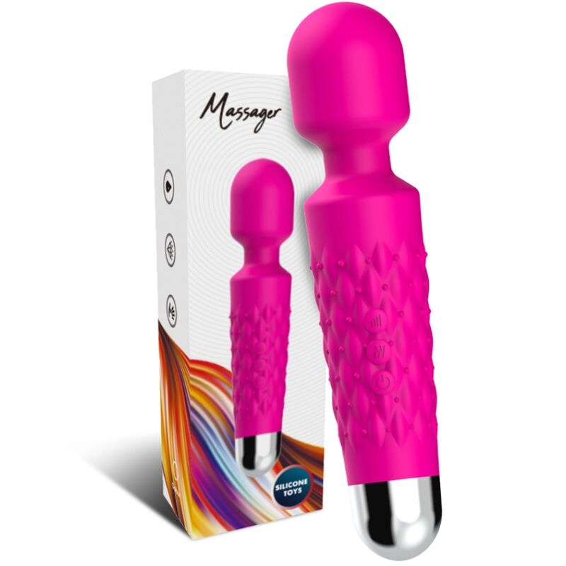 Vibratore Wand Armony Postino — Testa Flessibile, 9 Modalità