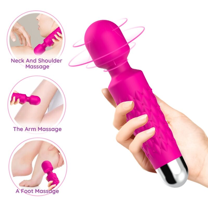 Vibratore Wand Armony Postino — Testa Flessibile, 9 Modalità
