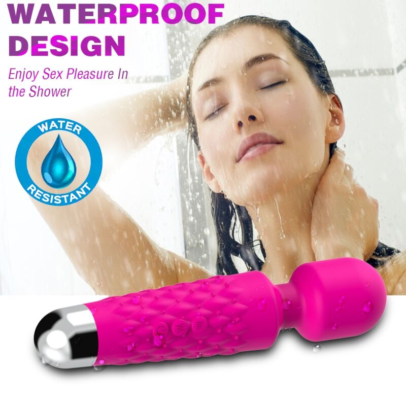 Vibratore Wand Armony Postino — Testa Flessibile, 9 Modalità