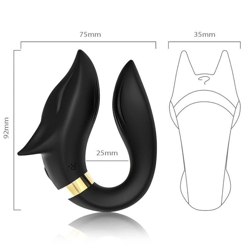Vibratore di Coppia con Telecomando Armony Fox — 9 Modalità