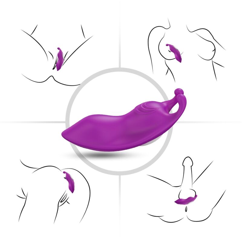 Vibratore Indossabile Punto G Armony Honeybee — Telecomando, Viola