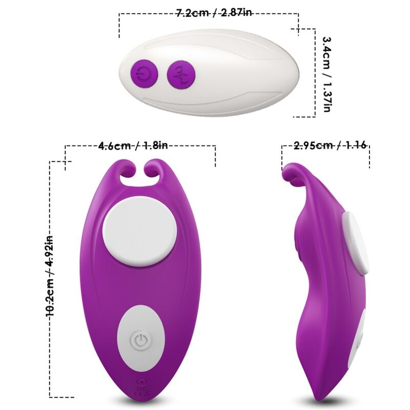 Vibratore Indossabile Punto G Armony Honeybee — Telecomando, Viola