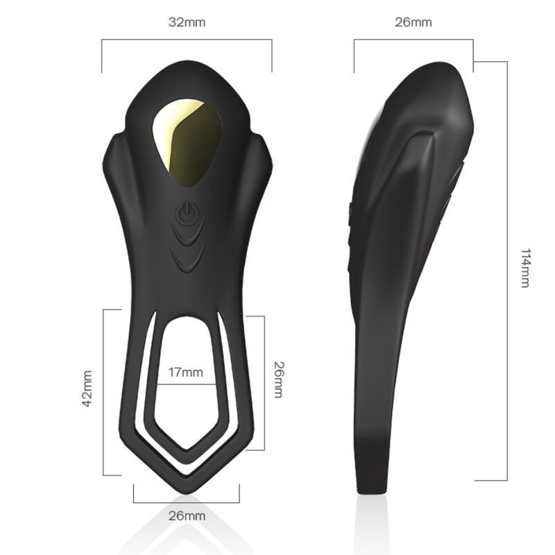 Anello Fallico Vibrante Doppio Armony Roadster — 9 Modalità
