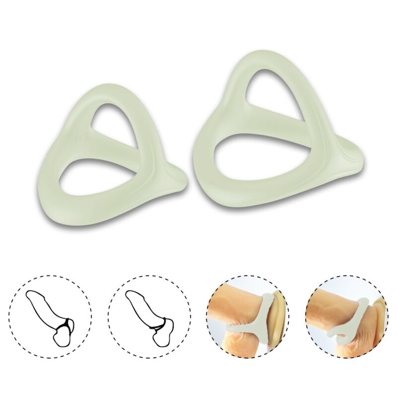 Anello Fallico Vibrante Armony Tresor — Doppio, Silicone
