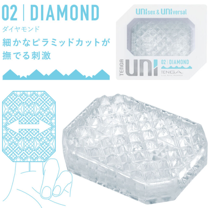 Masturbatore Maschile Tenga Uni Variety Pack — 4 Ditali