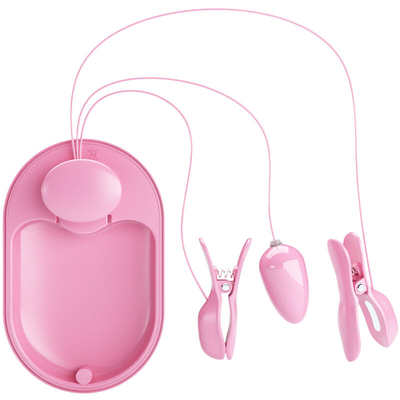 Pinze per Capezzoli Elettrostimolanti Pretty Love Flirtation — Rosa
