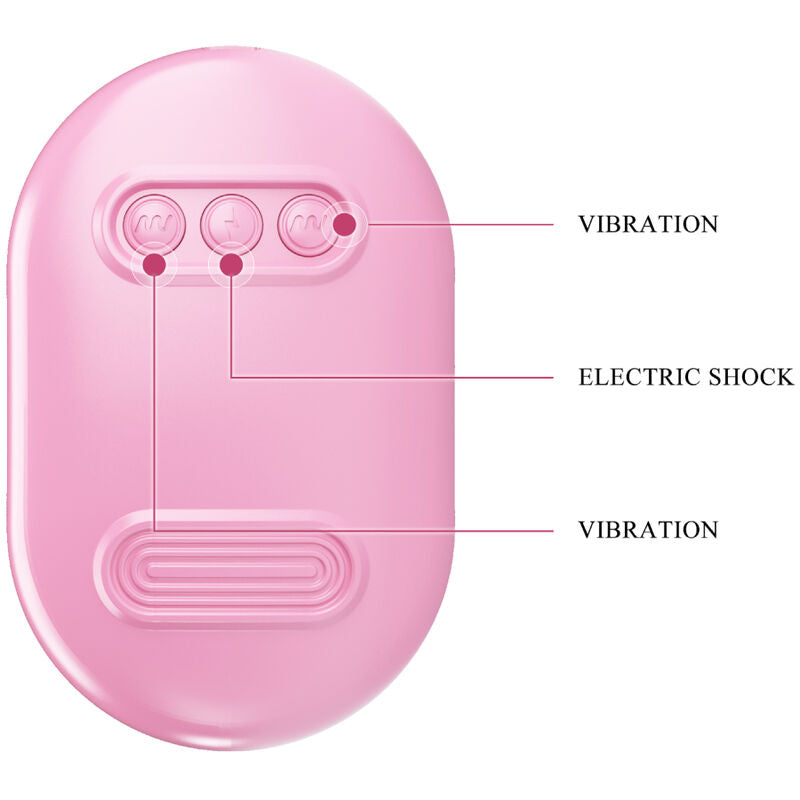 Pinze per Capezzoli Elettrostimolanti Pretty Love Flirtation — Rosa