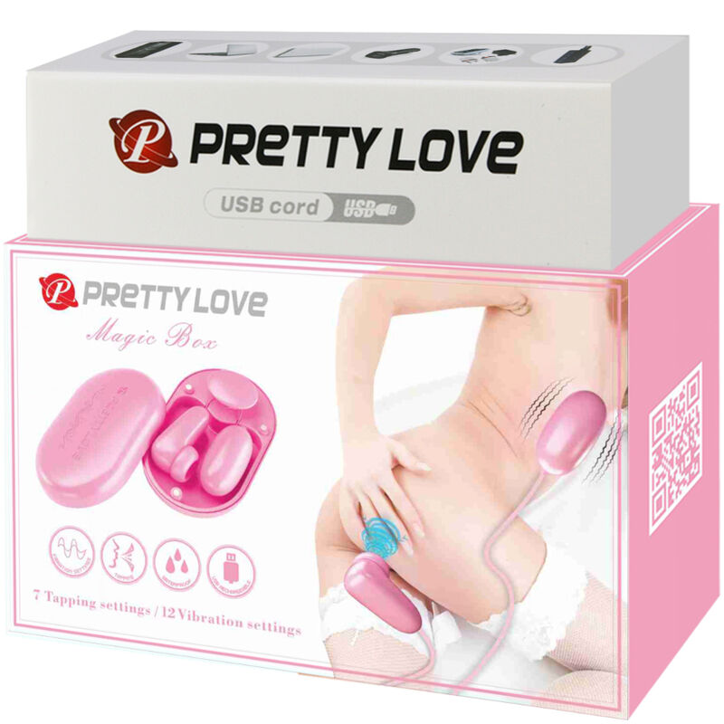 Uovo Vibrante e Stimolatore Pretty Love Magic Box — 12+7 Modi