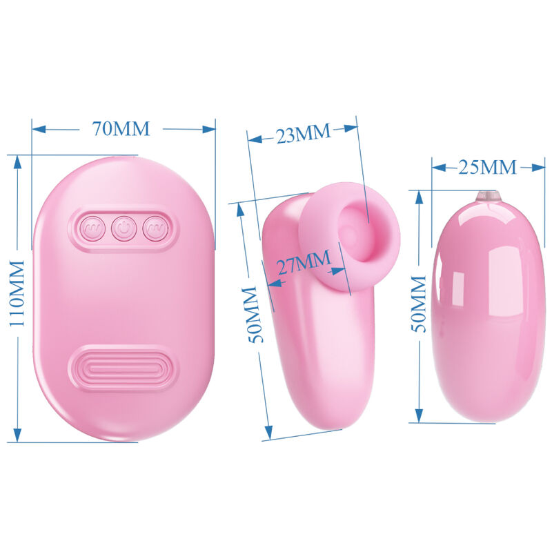 Uovo Vibrante e Stimolatore Pretty Love Magic Box — 12+7 Modi