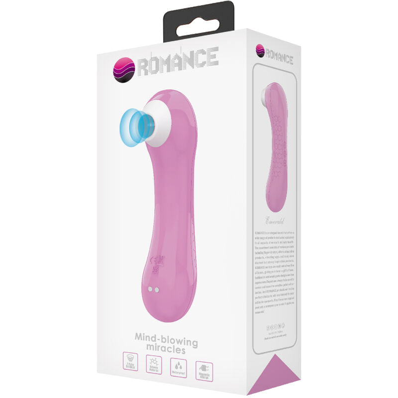 Succhia Clitoride Romance Smeraldo — 7 Modalità, Ricarica Magnetica