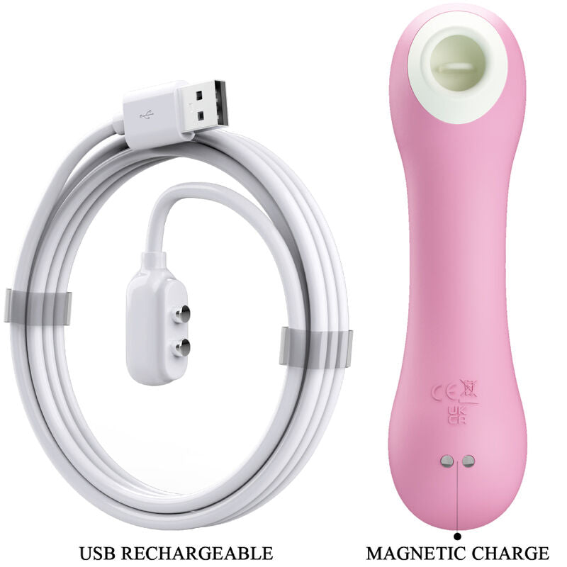 Succhia Clitoride Romance Smeraldo — 7 Modalità, Ricarica Magnetica