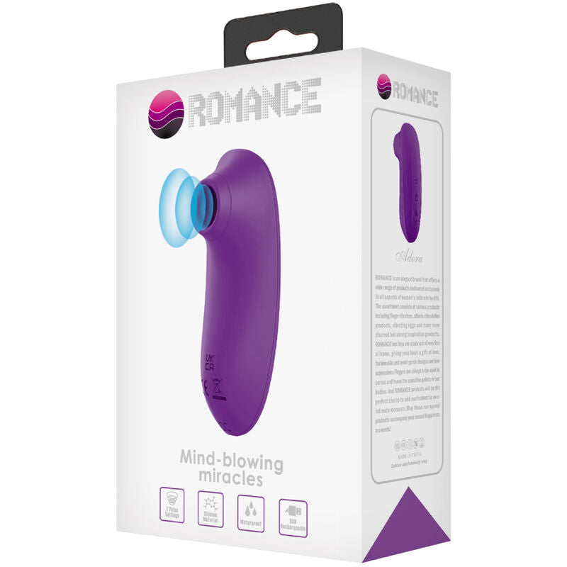 Succhia Clitoride Romance Adora Mini — 7 Modalità, Viola