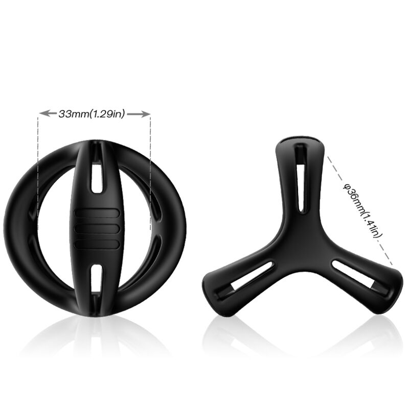 Anello Fallico Vibrante Luminoso Armony X-Ring — Silicone