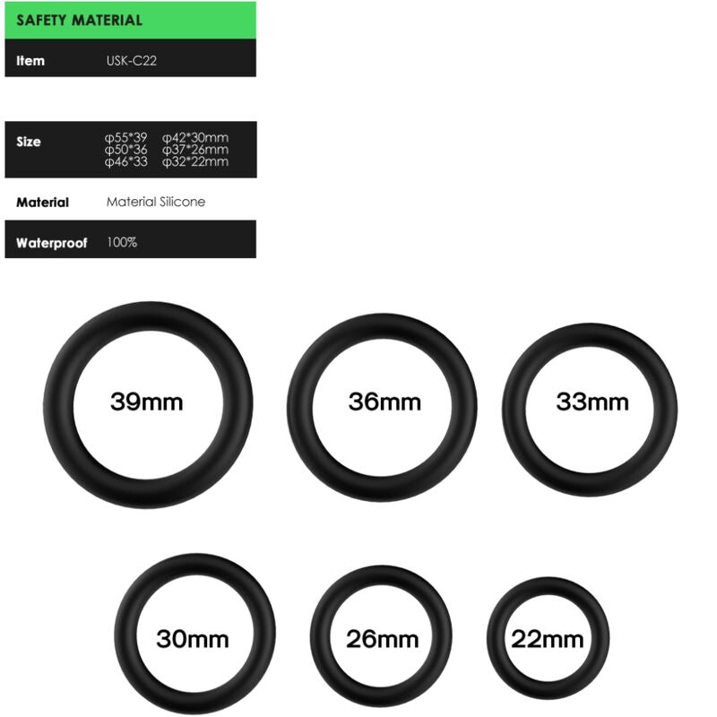 Anello Fallico Vibrante Armony — Silicone Nero