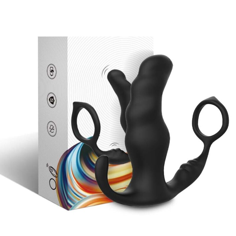 Vibratore Anale Prostatico Armony Knight — con Anello Vibrante