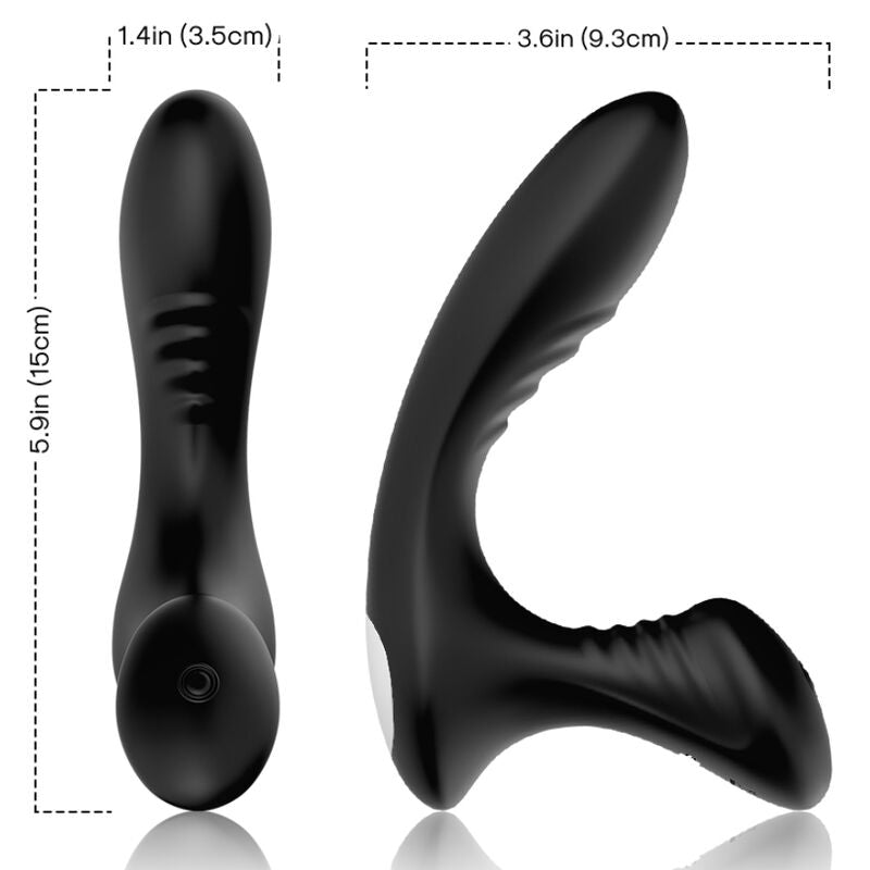 Plug Anale Prostatico Vibrante con Telecomando Armony Storm