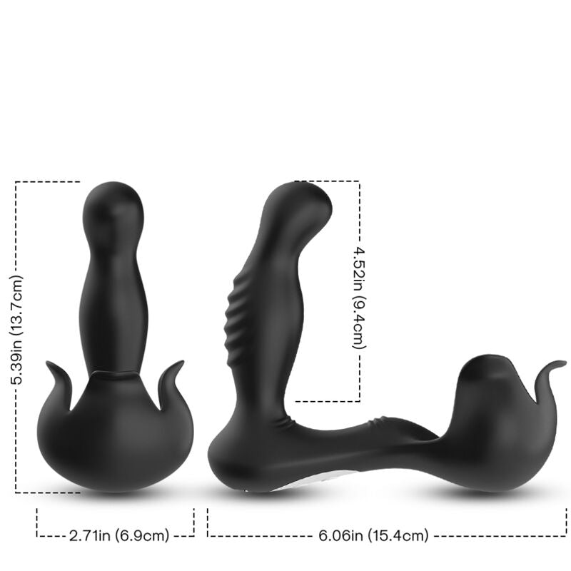 Vibratore Anale Prostatico Armony Surround — Telecomando, Nero