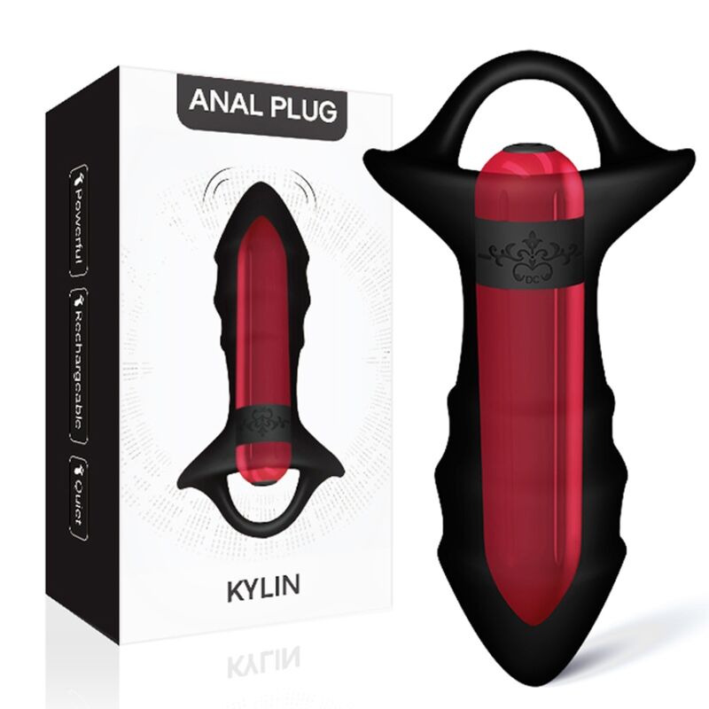 Vibratore con Plug Anale Armony Kylin — Silicone, Telecomando