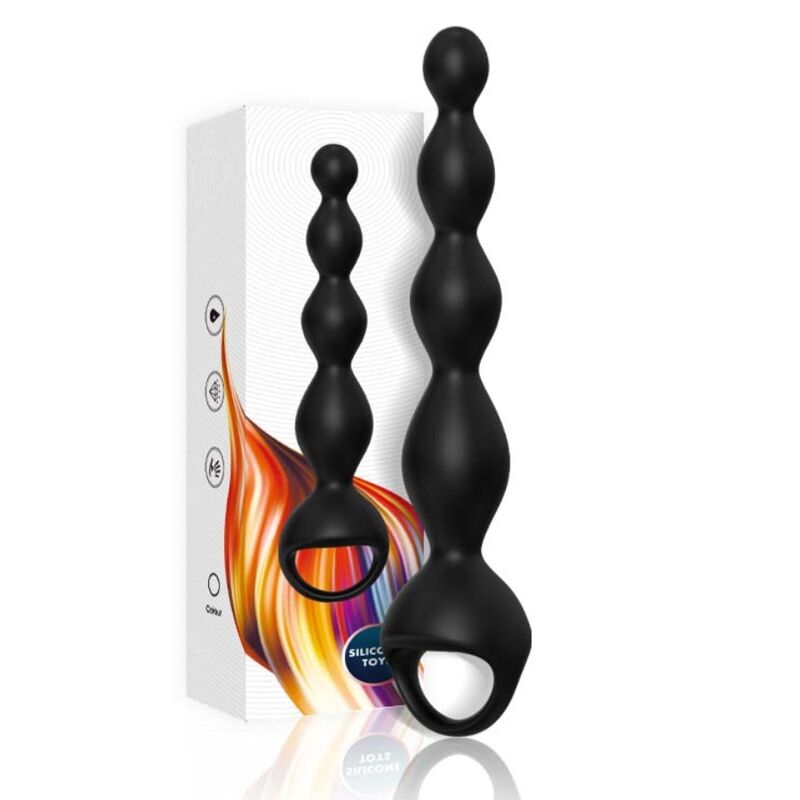 Plug Anale Vibrante Armony Finger — Silicone, Nero