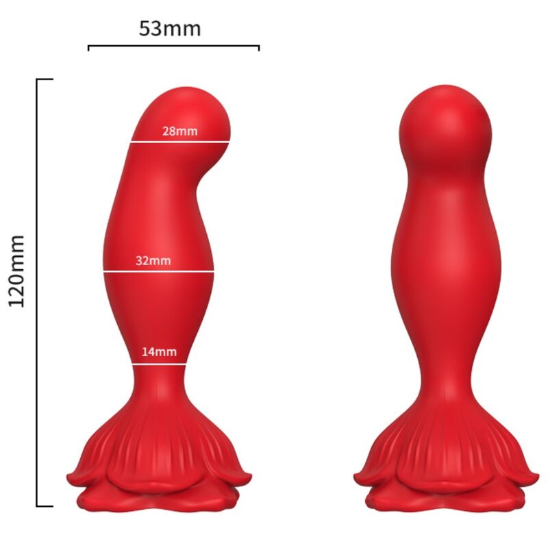 Vibratore con Plug Anale Armony — Silicone, con Telecomando