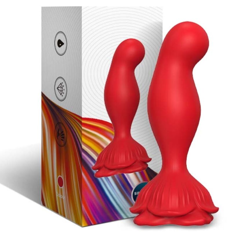 Vibratore con Plug Anale Armony — Silicone, con Telecomando
