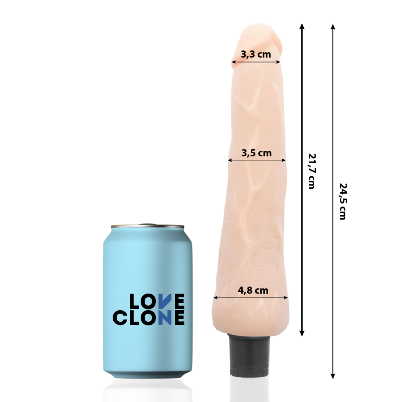 Dildo Realistico Autolubrificante Loveclone Ragnar — 24,5 cm