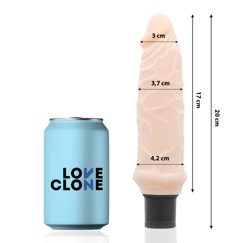 Dildo Realistico Autolubrificante Loveclone Ivar — 20 cm