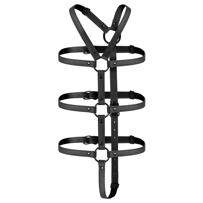 Imbracatura BDSM Torso e Braccia Fetish Submissive — Pelle Vegana