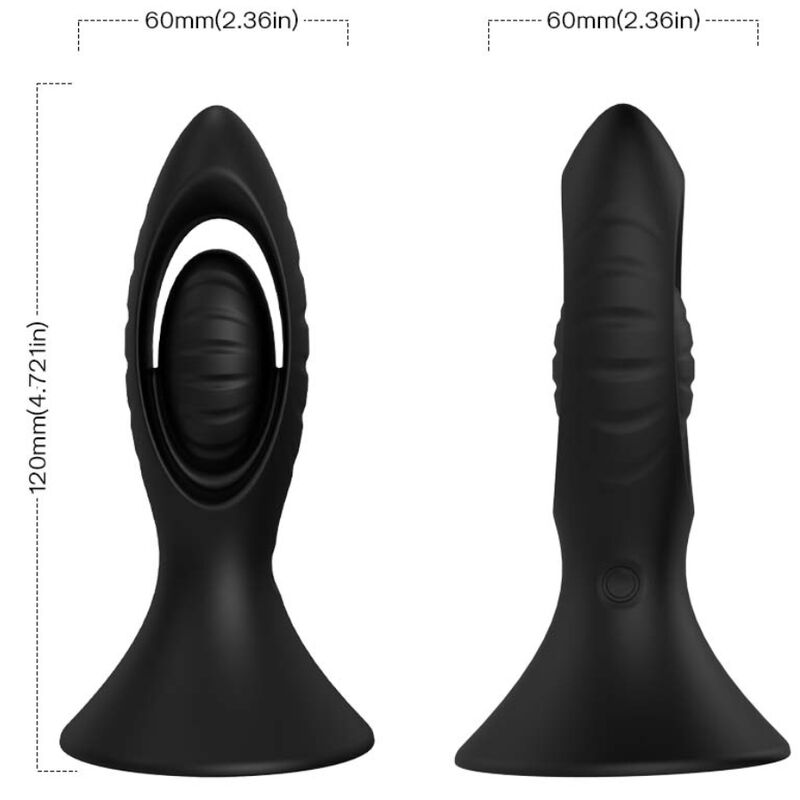 Vibratore e Plug Anale in Silicone Armony — Doppia Stimolazione
