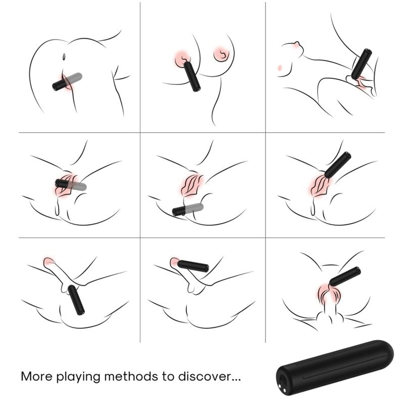 Vibratore Bullet con Telecomando Armony — 9 Modalità, 8.8 cm