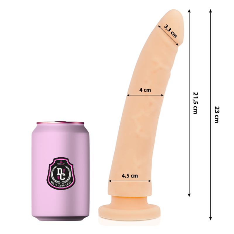 Dildo Realistico in Silicone Medicale Delta Club — 23 cm