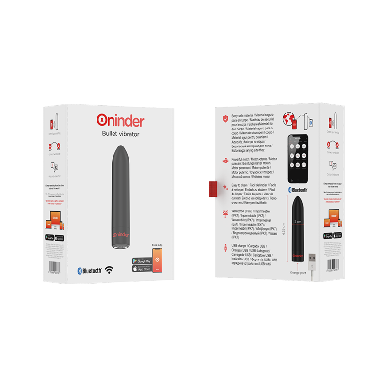 Vibratore Bullet Oninder Berlin — 9 Modalità, 8,5 cm