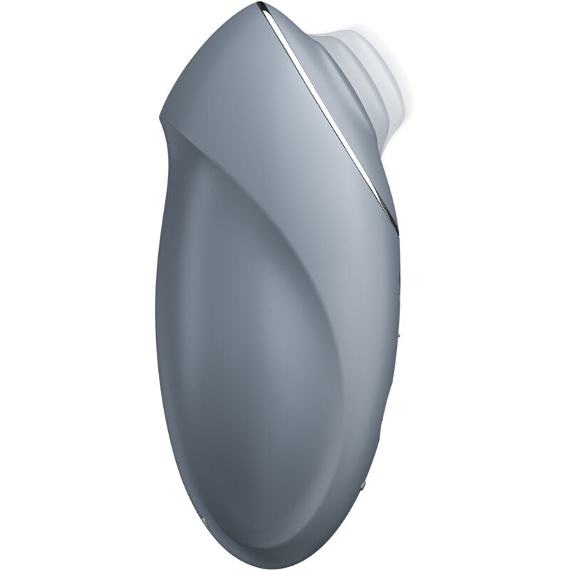 Vibratore Stimolatore Clitoride Satisfyer Tap & Climax 1 — Grigio