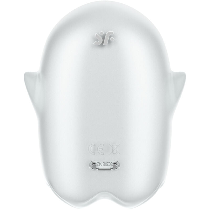 Succhia Clitoride Vibrante Satisfyer Glowing Ghost — Bianco
