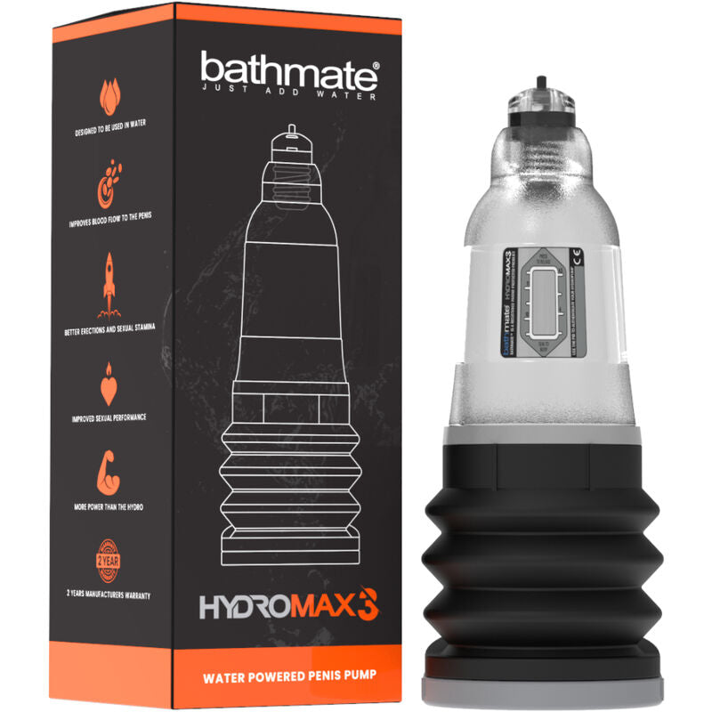 Pompa Pene Idropneumatica Bathmate Hydromax 3 — Trasparente