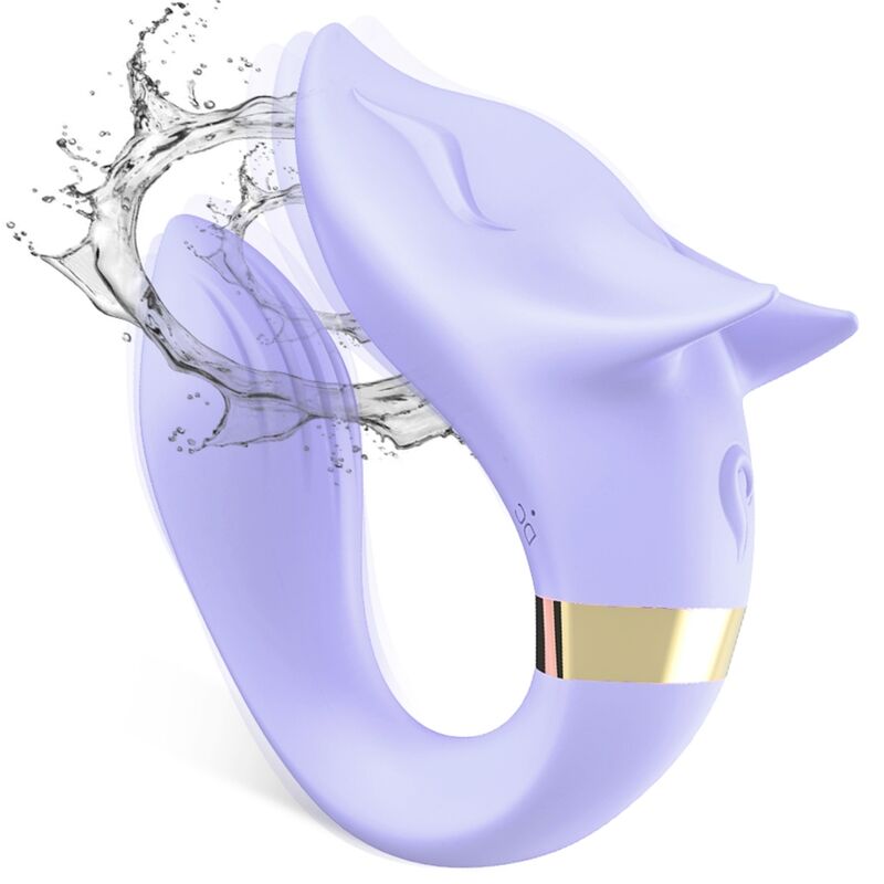 Vibratore di Coppia Telecomandato Armony Fox — Silicone, Viola