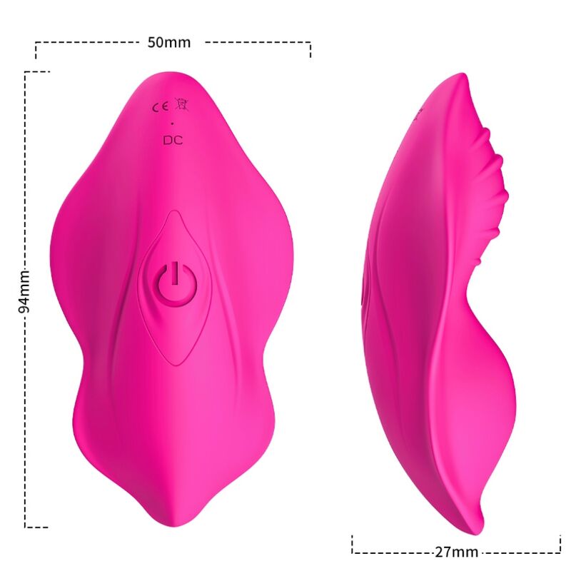 Vibratore Indossabile con Telecomando Armony Whisper — Fucsia