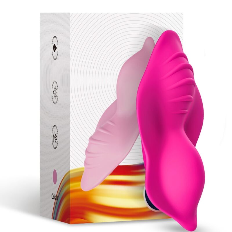 Vibratore Indossabile con Telecomando Armony Whisper — Fucsia