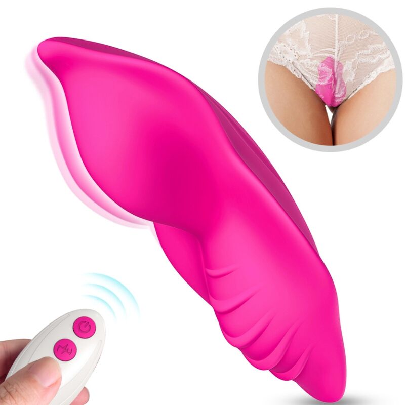 Vibratore Indossabile con Telecomando Armony Whisper — Fucsia