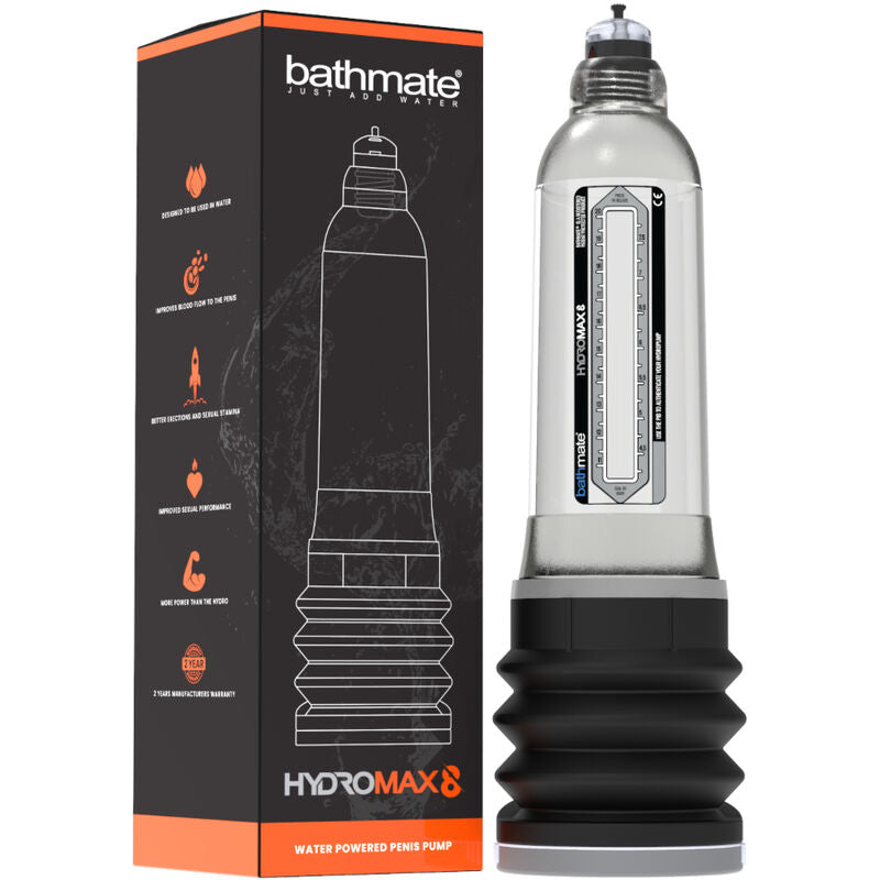 Pompa Pene Bathmate Hydromax 8 — Trasparente
