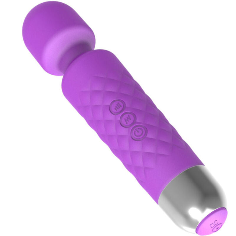 Vibratore Wand Mini Armony — 8 Velocità, 18 Modalità, Viola